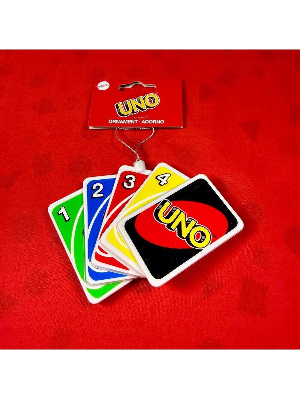 Uno! Card Game Ornament - Ruz - New with Tags